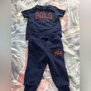 Polo Ralph Lauren t shirt & sweatpants matching set